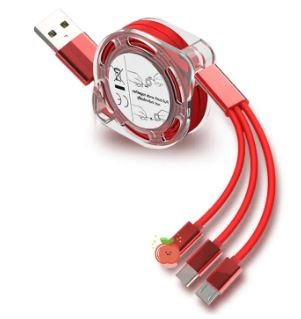 Innovative Appliance - 3 -in 1 USB micro cable - Must Have - Easy to Use - Efficient Make For Your Upscale Lifestyle