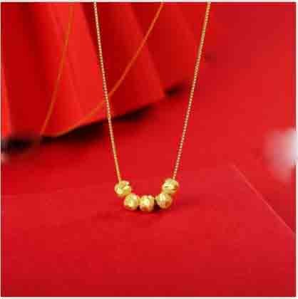 Five Blessings Necklace Woman Love Transfer Gold - Plated Moisture Light Luxury Jewellery Necklace