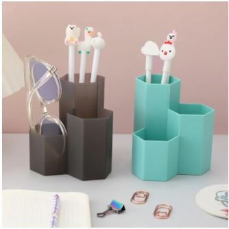 3 Lattices Cosmetic Make-up Brush Storage Box Table Organizer Make Up Tools Box3 Lattices Cosmetic Make-up Brush Storage Box Table Organizer Make Up Tools Box