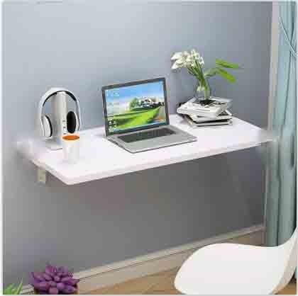 Folding wall table