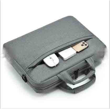 Laptop Bag Office Documents Storage Bag Travel (Gray)