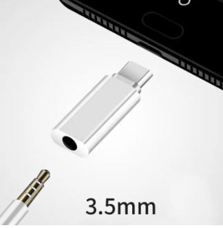 Type C To 3.5mm Headphone Jack Converter Headphone Jack Type C Headphone Jack Mini Portable USB C Type C Male To 3.5mm Female Headphone Jack Audio Adapter